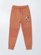 Elastic Waist Mickey Mouse Printed Boys Jogger Sweatpants